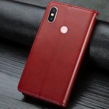 Шкіряний чохол-книжка GETMAN Gallant (PU) для Xiaomi Redmi Note 5 Pro / Note 5 (AI Dual Camera) – Червоний