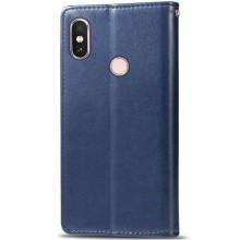 Шкіряний чохол-книжка GETMAN Gallant (PU) для Xiaomi Redmi Note 5 Pro / Note 5 (AI Dual Camera) – Синій