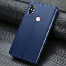 Шкіряний чохол-книжка GETMAN Gallant (PU) для Xiaomi Redmi Note 5 Pro / Note 5 (AI Dual Camera) – Синій