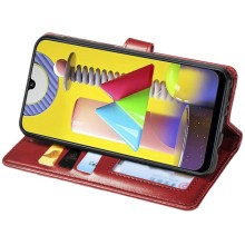 Шкіряний чохол-книжка GETMAN Gallant (PU) для Xiaomi Redmi Note 5 Pro / Note 5 (AI Dual Camera) – Червоний