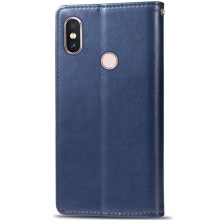 Шкіряний чохол-книжка GETMAN Gallant (PU) для Xiaomi Redmi Note 5 Pro / Note 5 (AI Dual Camera) – Синій