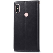 Шкіряний чохол-книжка GETMAN Gallant (PU) для Xiaomi Redmi Note 5 Pro / Note 5 (AI Dual Camera) – Чорний