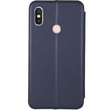 Кожаный чехол-книжка Classy для Xiaomi Redmi Note 5 Pro / Note 5 (DC) – Темно-синий