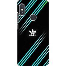 Чехлы Адидас для Xiaomi Redmi Note 5 Pro (AlphaPrint) (Адидас с полосами)