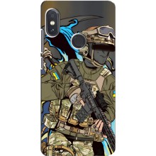 Чехлы с картинкой ЗСУ для Xiaomi Redmi Note 5 Pro (AlphaPrint) (Воин ВСУ)