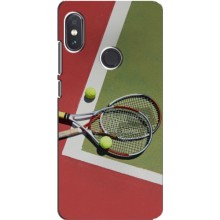 Чехлы с принтом Спортивная тематика для Xiaomi Redmi Note 5 Pro – Ракетки теннис