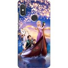 Чехол для Ребёнка на Сяоми Редми Ноут 5 Про (VPrint) – Рапунцель и Флин