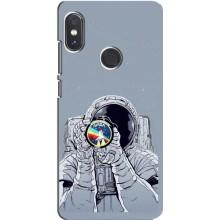 Чехол NASA для Xiaomi Redmi Note 5 Pro (AlphaPrint) (Космонавт фото)