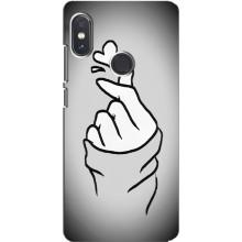 Чохол з принтом для Xiaomi Redmi Note 5 Pro (AlphaPrint - Знак сердечка)