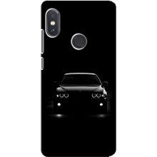 Чехол для Сяоми Редми Ноут 5 Про - с принтом БМВ (AlphaPrint) (Машина BMW)