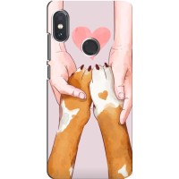 Чехол (ТПУ) Милые собачки для Xiaomi Redmi Note 5 Pro (Любовь к собакам)