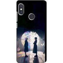 Чехлы Венсдей на Xiaomi Redmi Note 5 Pro Уэнсдей (AlphaPrint) (Уэнздей и Инид)