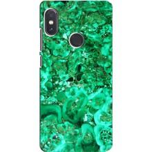 Мраморний чехол на Xiaomi Redmi Note 5 Pro (VPrint) (Салатовий Мрамор)