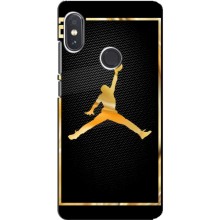 Силиконовый Чехол Nike Air Jordan на Редми Нот 5 про (Джордан 23)