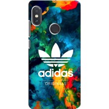 Чехлы Адидас для Xiaomi Redmi Note 5 (AlphaPrint) (Яркий Адидас)