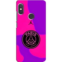 Чохли PSG для Xiaomi Redmi Note 5 (AlphaPrint) (яскравий ПСЖ)