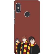 Чехлы с Гарри Поттером для Xiaomi Redmi Note 5 (AlphaPrint) (Гарри с друзьями)