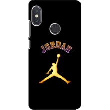 Чехлы для Xiaomi Redmi Note 5 - с картинкой JORDAN (AlphaPrint) (Jordan Gold)