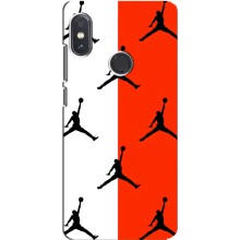 Чехлы для Xiaomi Redmi Note 5 - с картинкой JORDAN (AlphaPrint) (Лого Джордан)