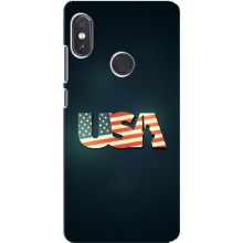Чехол Флаг USA для Xiaomi Redmi Note 5 – USA
