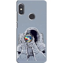 Чехол NASA для Xiaomi Redmi Note 5 (AlphaPrint) (Космонавт фото)
