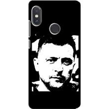 Чехол для Xiaomi Redmi Note 5 (AlphaPrint - с принтом Зеленского) – Зеленский АРТ