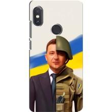 Чехол для Xiaomi Redmi Note 5 (AlphaPrint - с принтом Зеленского) – Зеленский солдат