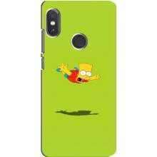 Чехол с Симпсонами для Xiaomi Redmi Note 5 (VPrint) (Барт Симпсон)