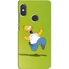 Чехол с Симпсонами для Xiaomi Redmi Note 5 (VPrint) (Гомер Симпсон)