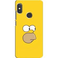 Чехол с Симпсонами для Xiaomi Redmi Note 5 (VPrint) (Гомер)