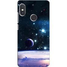 Космические Чехлы для Сяоми Редми Ноут 5 (VPrint) (Космический вид)