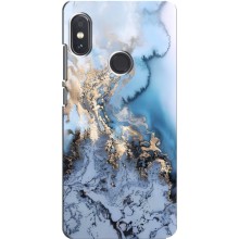 Мраморный чехол на Xiaomi Redmi Note 5 (VPrint) (Нежный мрамор)