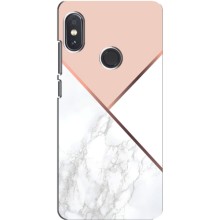 Мраморный чехол на Xiaomi Redmi Note 5 (VPrint) (Тройной мрамор)