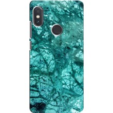 Мраморный чехол на Xiaomi Redmi Note 5 (VPrint) (Зеленый мрамор)
