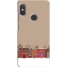 Новогодние, Праздничные Чехлы для Xiaomi Redmi Note 5 - 2024 год (Зимний город)