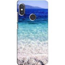 Силиконовый чехол с КАРТИНКАМИ лето для Xiaomi Redmi Note 5 (AlphaPrint) (Море)