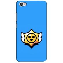 Бампер (ТПУ) з принтом Brawl Stars на Редмі Нот 5А (Значок)
