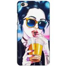 Чохол з картинкою Модні Дівчата Xiaomi Redmi Note 5A (Дівчина з коктейлем)