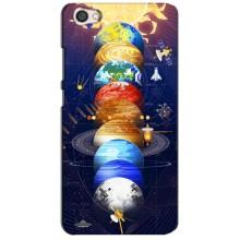 Чохол (ТПУ) з планетами на Xiaomi Redmi Note 5A (Арт планети)
