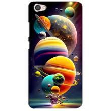 Чохол (ТПУ) з планетами на Xiaomi Redmi Note 5A (Сонячна система)