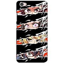 Силіконові чохлі з очіма Anime для Редмі Нот 5А (Очі на чорному)