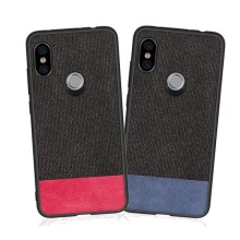 Тканевая накладка Textile для Xiaomi Redmi Note 6 Pro (ТПУ+ткань)