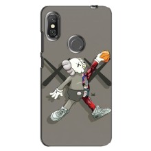 Чехлы для Xiaomi Redmi Note 6 Pro - Bearbrick Louis Vuitton (PREMIUMPrint) (Беарбрик Джордан)