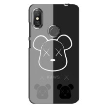 Чехлы для Xiaomi Redmi Note 6 Pro - Bearbrick Louis Vuitton (PREMIUMPrint) (БеарБрик глаза)