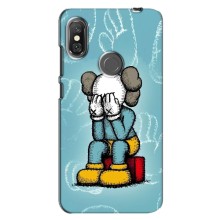 Чехлы для Xiaomi Redmi Note 6 Pro - Bearbrick Louis Vuitton (PREMIUMPrint) (Плач Bearbrick)