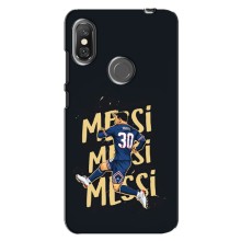 Чехлы для Xiaomi Redmi Note 6 Pro (Leo чемпион) (AlphaPrint) (Messi ПСЖ)