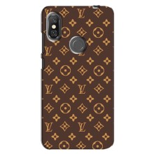 Чехлы Луи Витон для Xiaomi Redmi Note 6 Pro (AlphaPrint - LOUIS VUITTON) (фон LOUIS VUITTON)