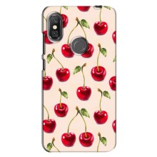 Чехлы с Фруктами для Xiaomi Redmi Note 6 Pro (VPrint) (Вишня)