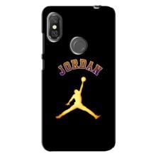 Чехлы для Xiaomi Redmi Note 6 Pro - с картинкой JORDAN (AlphaPrint) – Jordan Gold