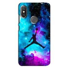 Чехлы для Xiaomi Redmi Note 6 Pro - с картинкой JORDAN (AlphaPrint) – Яркий Джордан